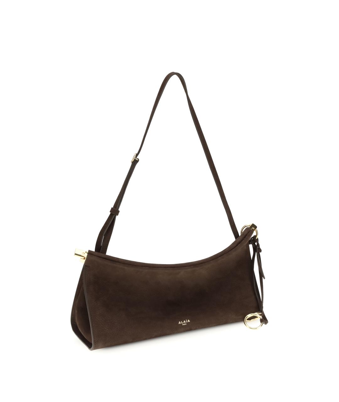 ALAIA Коричневая кожаная сумка через плечо, фото 2