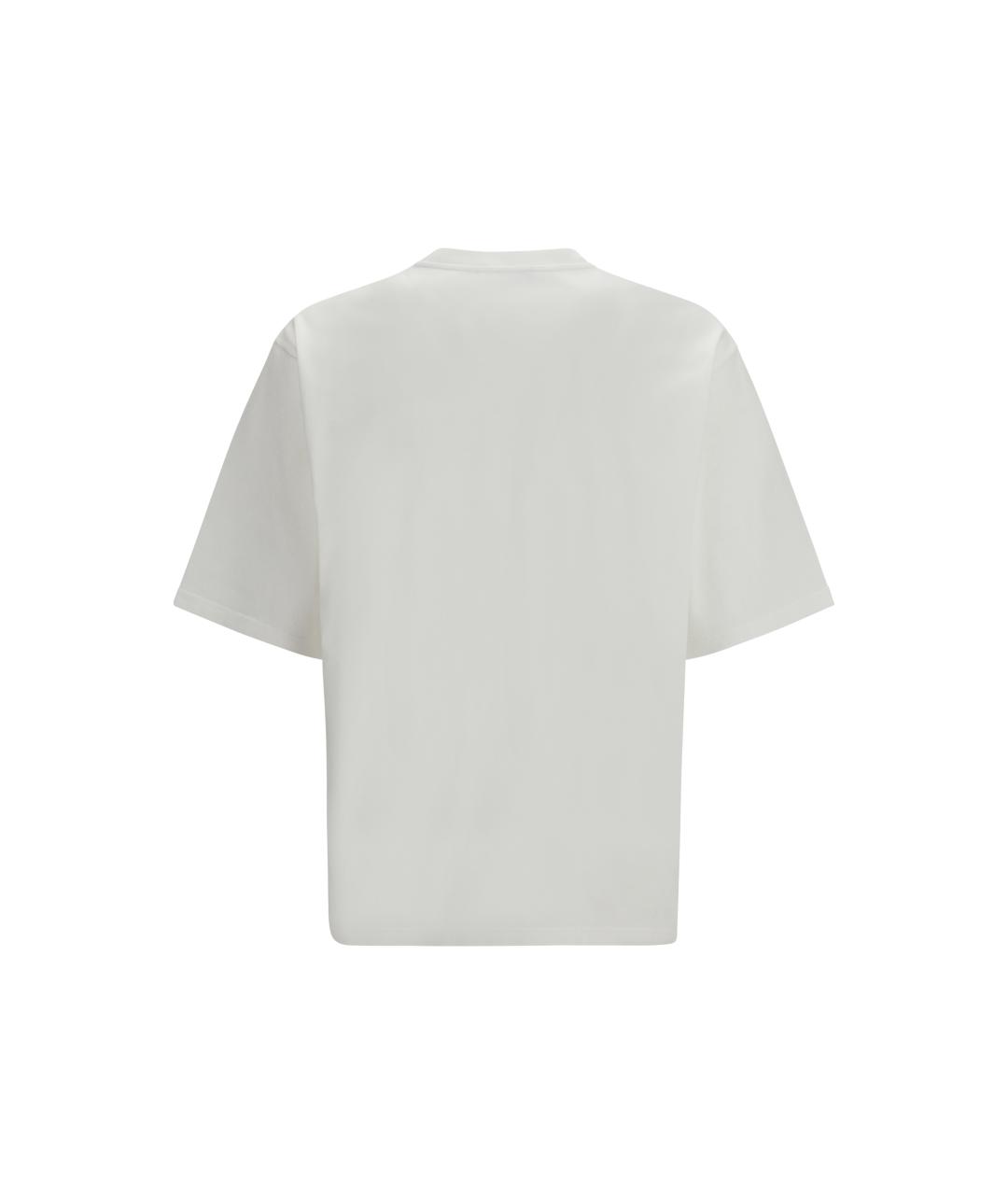 DOLCE&GABBANA Белая хлопковая футболка, фото 2