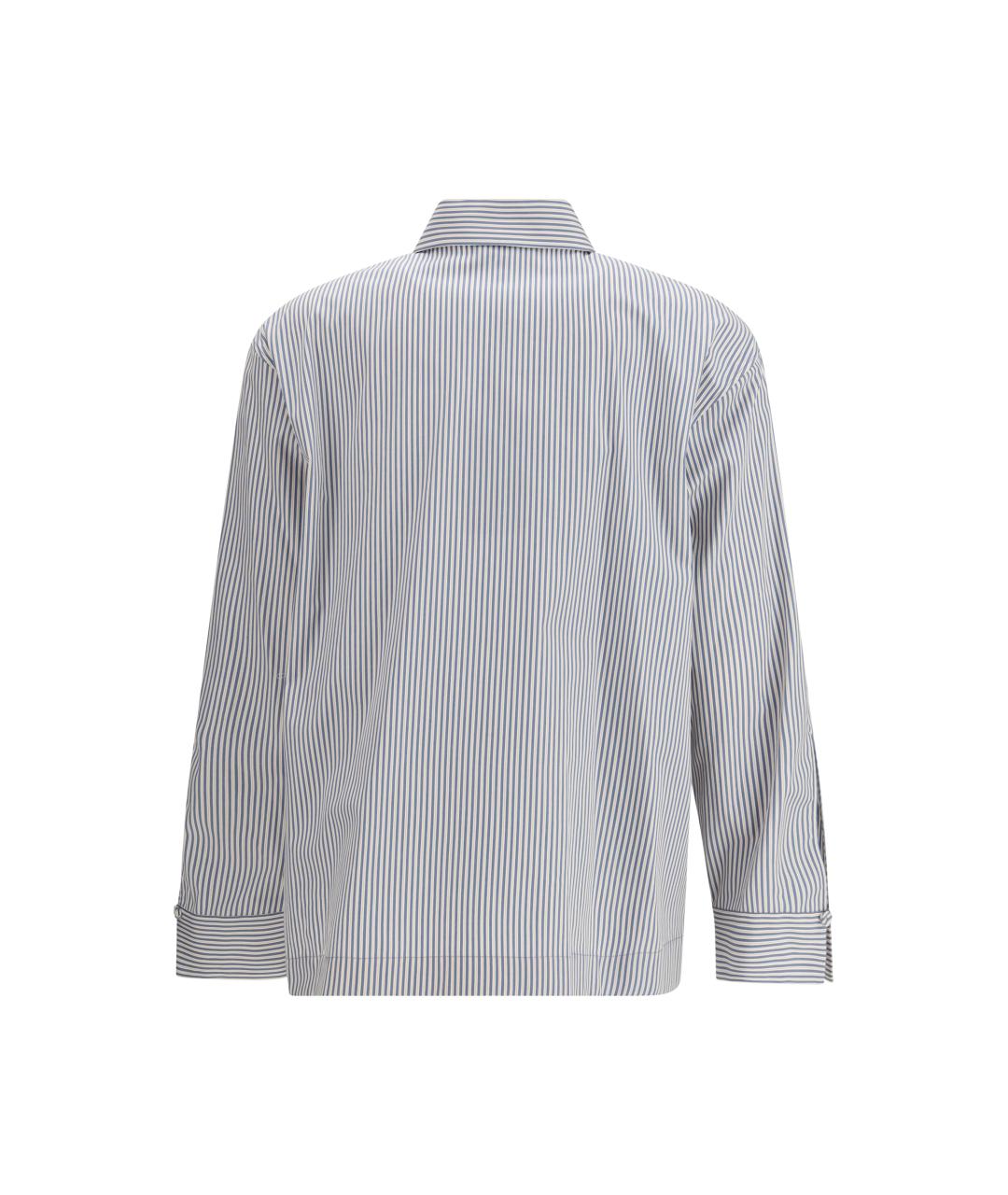 FENDI Голубая хлопковая рубашка, фото 2