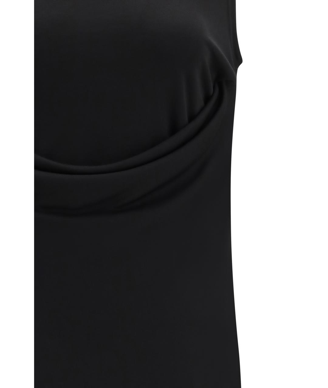 Ami Paris Черная вискозная блузы, фото 3