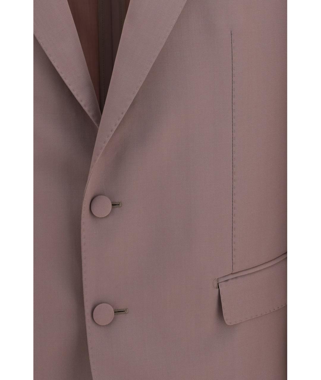 DOLCE&GABBANA Розовый шерстяной пиджак, фото 3