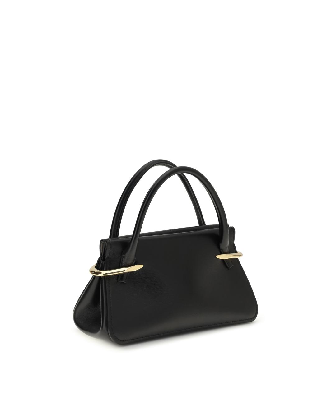 GIVENCHY Черная кожаная сумка с короткими ручками, фото 3