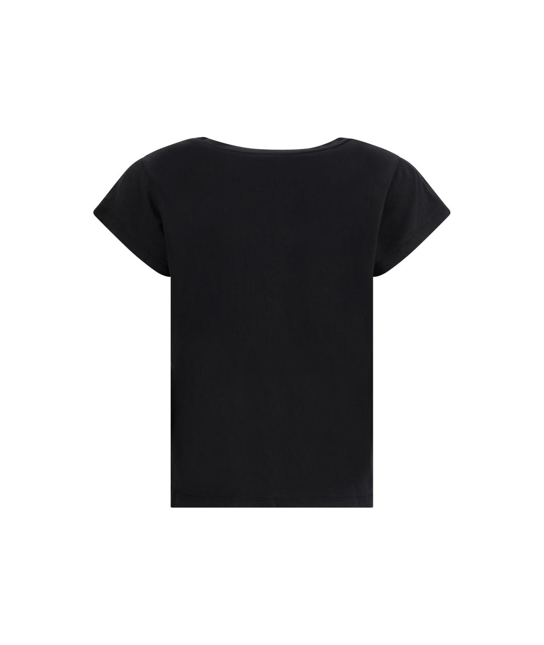 JAMES PERSE Черная хлопковая футболка, фото 2