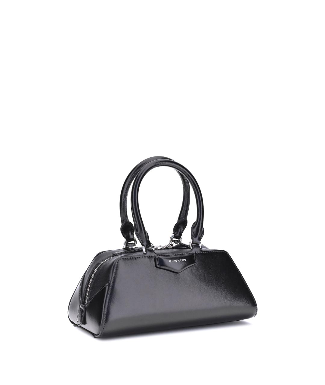 GIVENCHY Черная кожаная сумка через плечо, фото 2