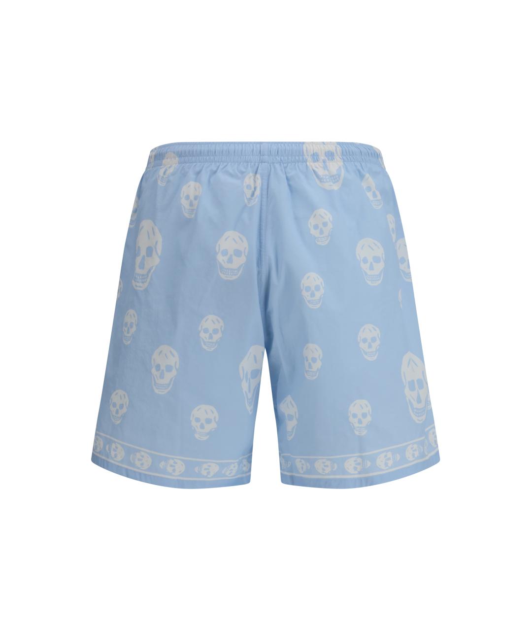 ALEXANDER MCQUEEN Голубые полиамидовые плавки, фото 2