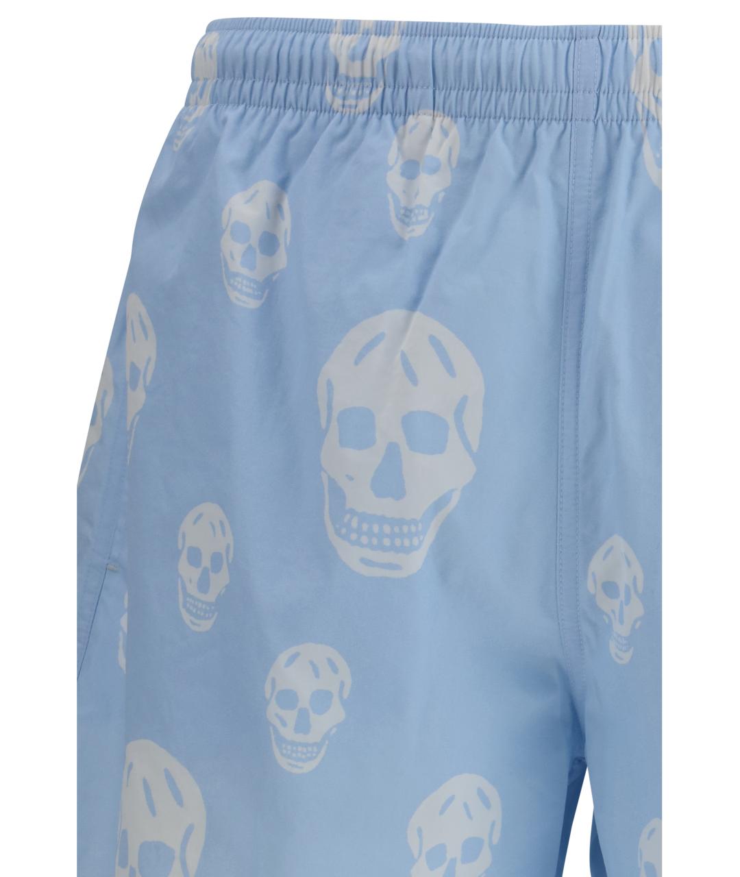 ALEXANDER MCQUEEN Голубые полиамидовые плавки, фото 3