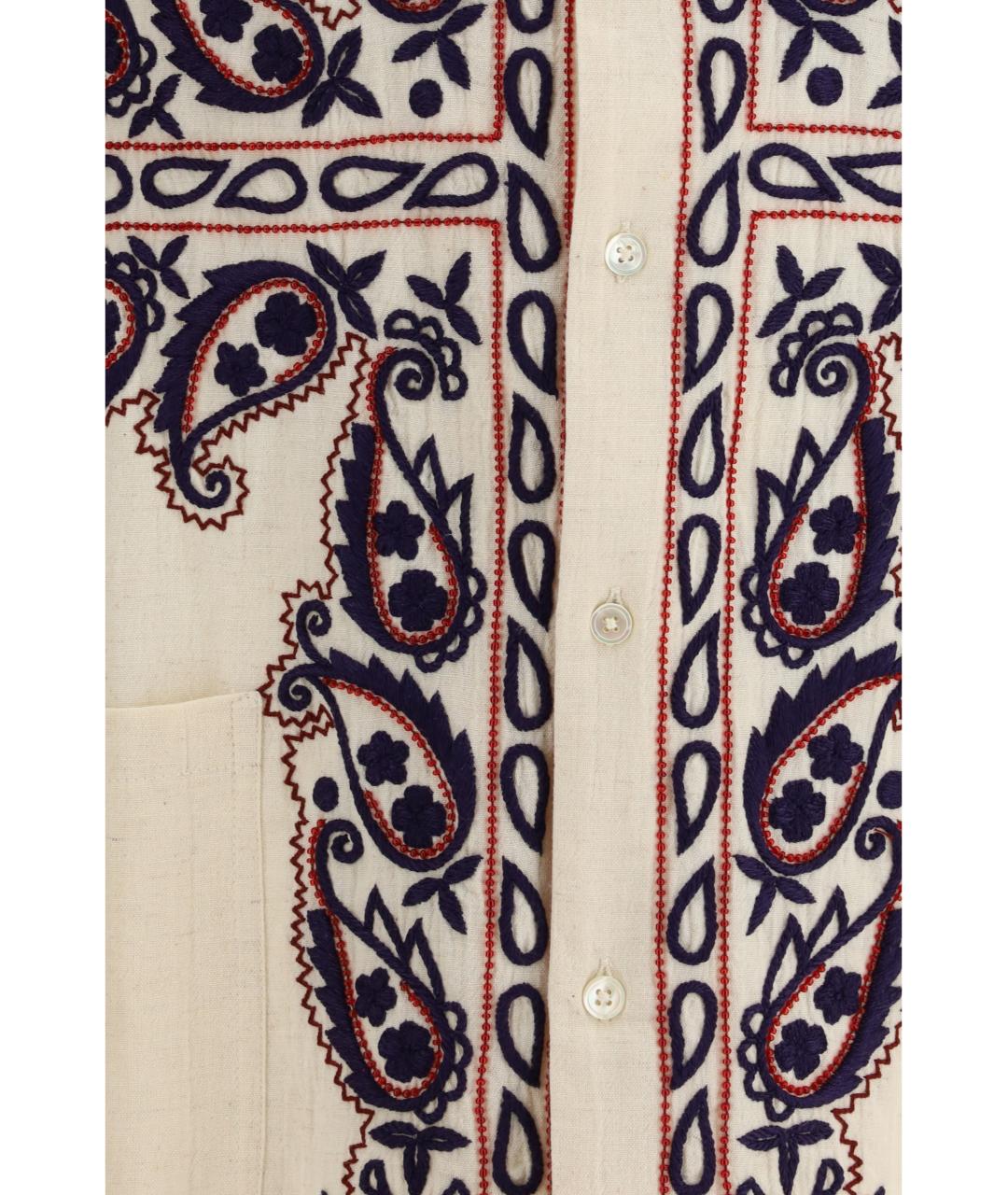 BAZISZT Мульти шелковая кэжуал рубашка, фото 3