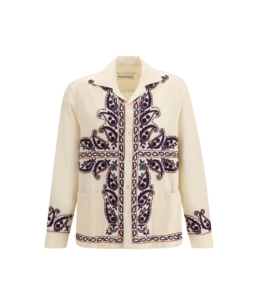 BAZISZT Мульти шелковая кэжуал рубашка, фото 1