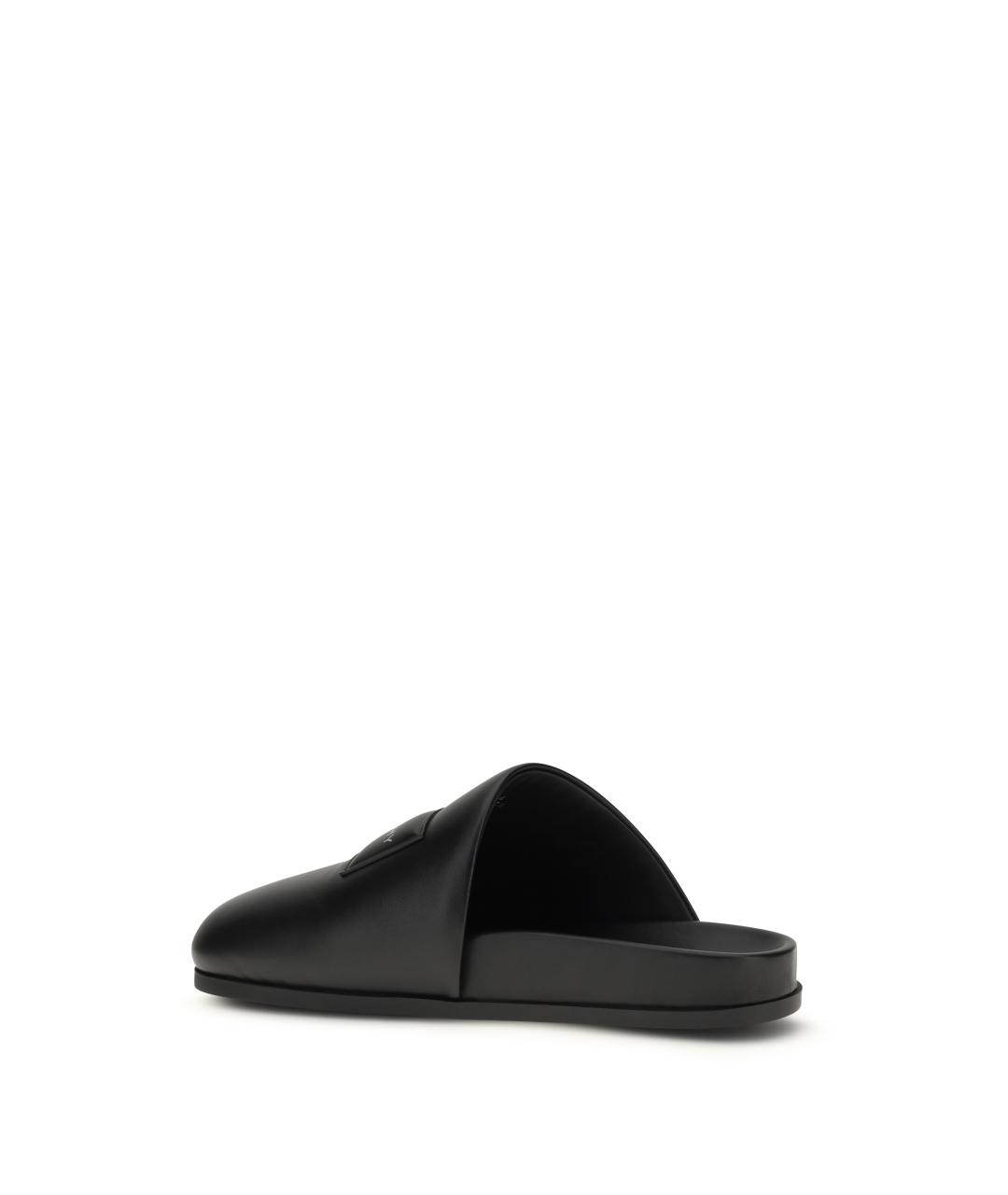 GIVENCHY Черные кожаные сандалии, фото 3