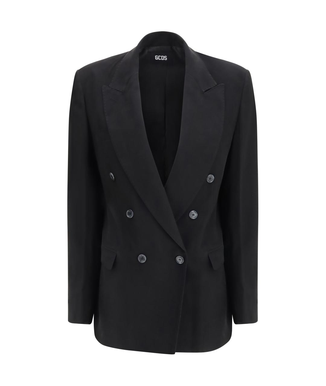 GCDS Черный вискозный жакет/пиджак, фото 1
