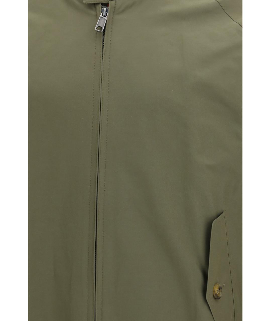 BARACUTA Зеленая полиэстеровая куртка, фото 3