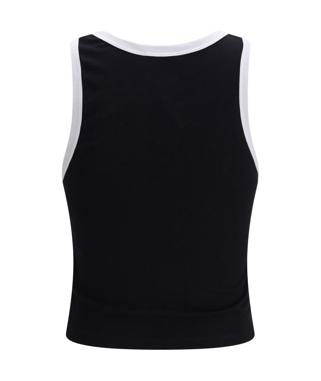 GCDS Черная хлопковая майка, фото 2