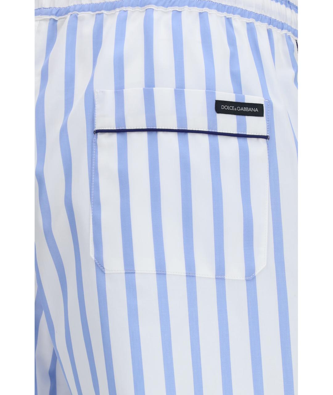 DOLCE&GABBANA Голубые хлопковые шорты, фото 3