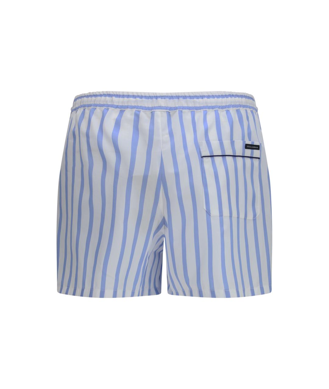 DOLCE&GABBANA Голубые хлопковые шорты, фото 2
