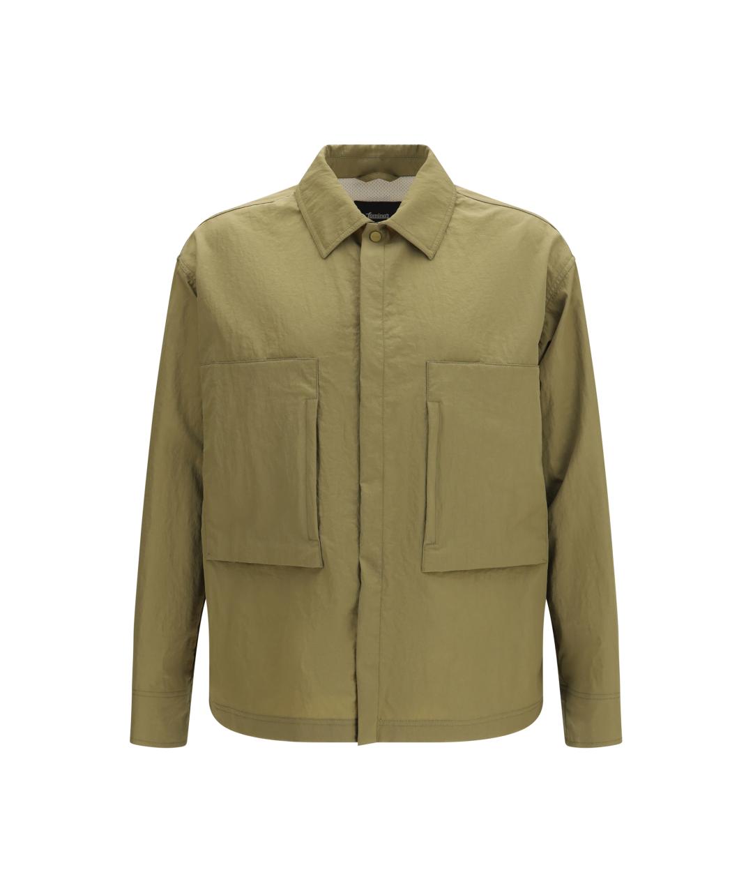 LAMINAR Хаки полиамидовая куртка, фото 1