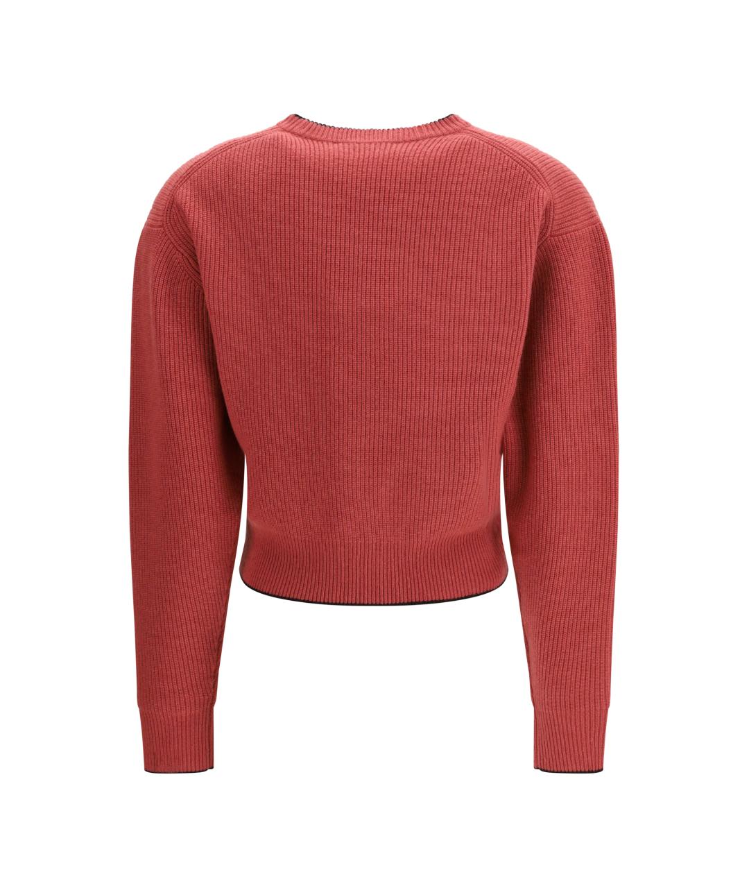 CHLOE Красный шерстяной джемпер / свитер, фото 2