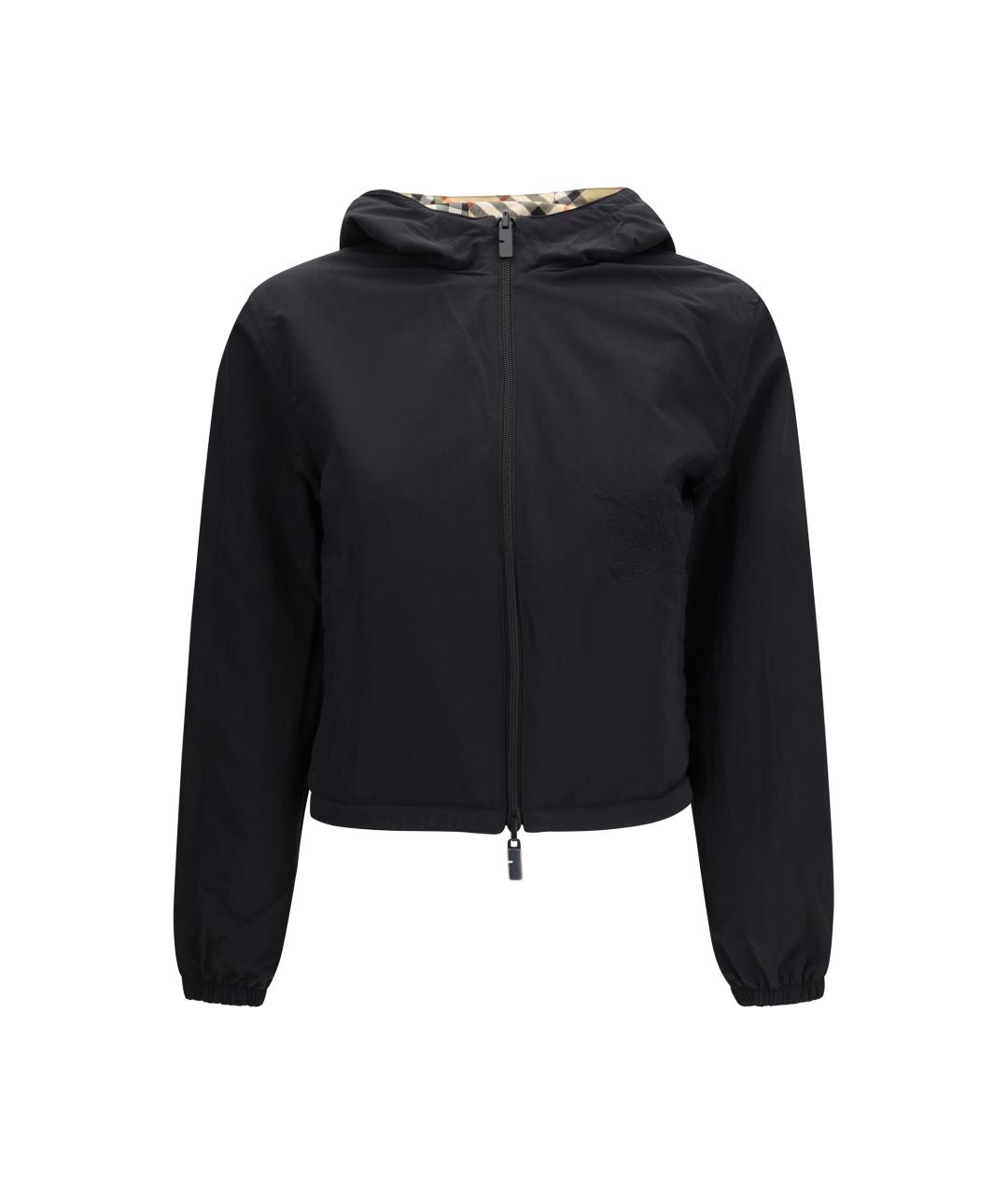 BURBERRY Бежевая полиэстеровая куртка, фото 2