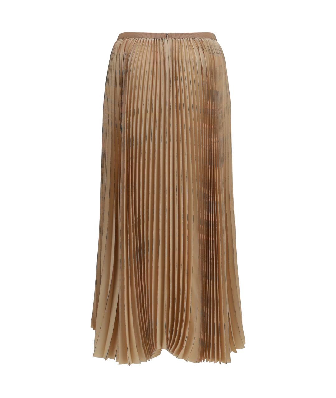 FABIANA FILIPPI Серая полиэстеровая юбка миди, фото 2