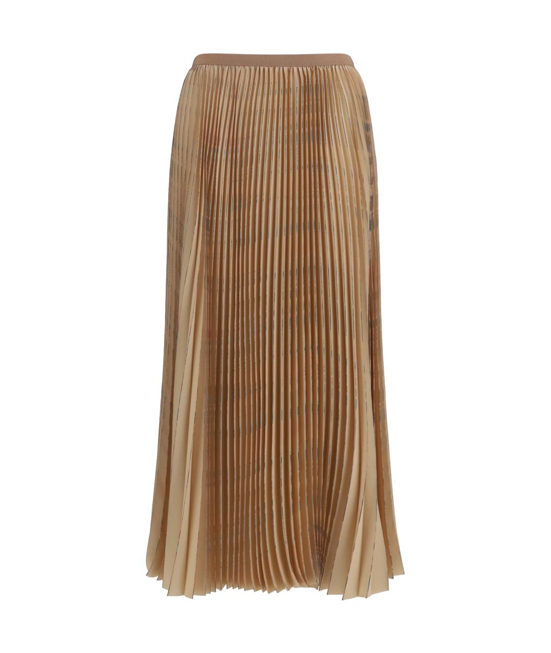 FABIANA FILIPPI Серая полиэстеровая юбка миди, фото 1