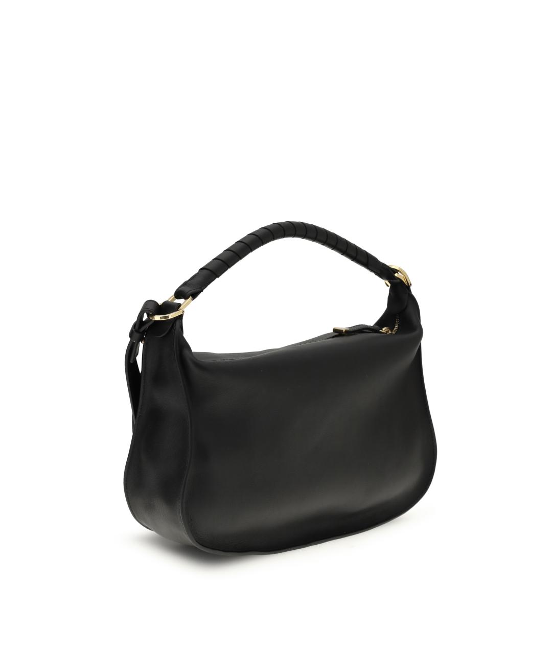 CHLOE Черная кожаная сумка через плечо, фото 3