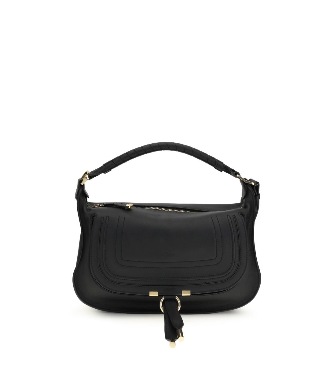 CHLOE Черная кожаная сумка через плечо, фото 1