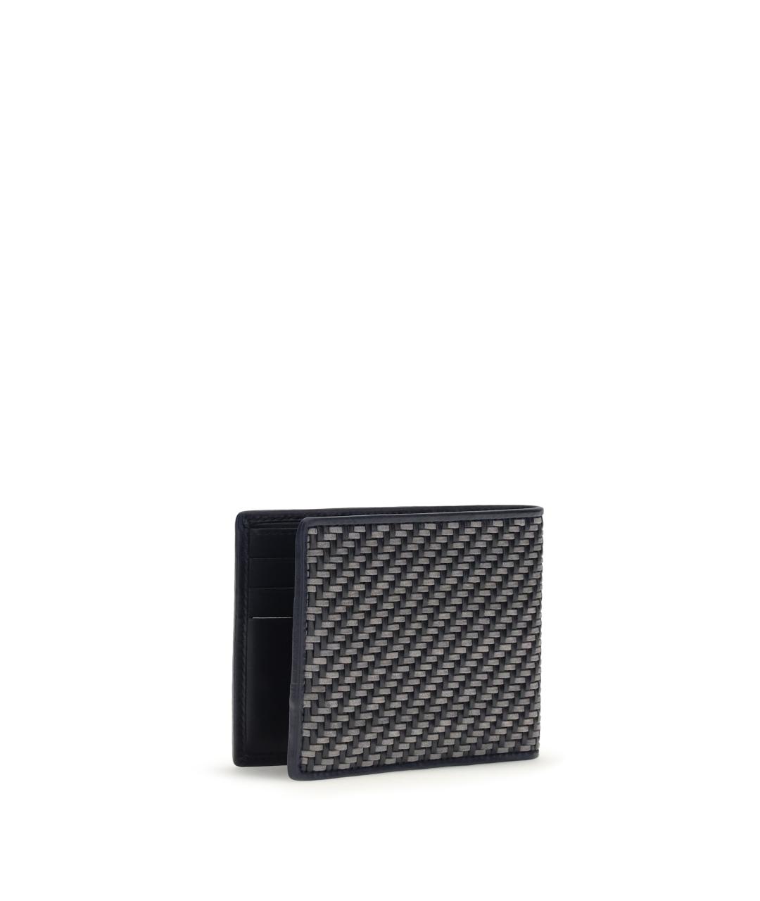 FERRAGAMO Серый кожаный кошелек, фото 2