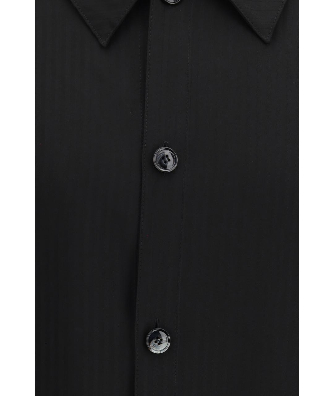 GIORGIO ARMANI Черная кэжуал рубашка, фото 3