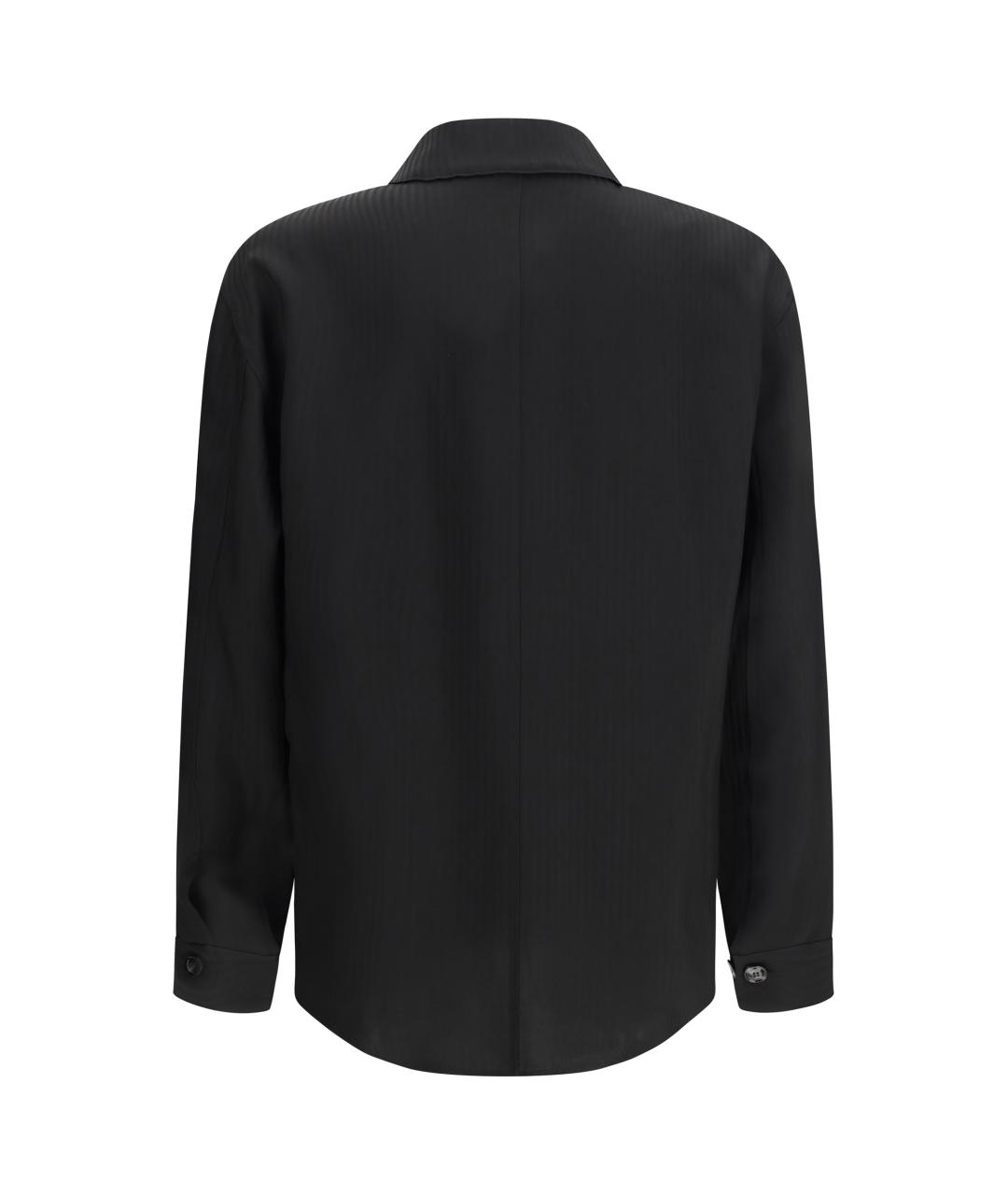GIORGIO ARMANI Черная кэжуал рубашка, фото 2