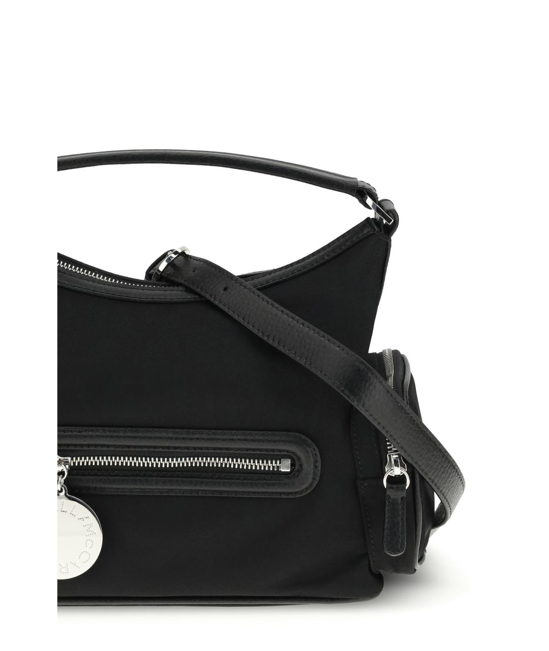STELLA MCCARTNEY Черная тканевая сумка через плечо, фото 4