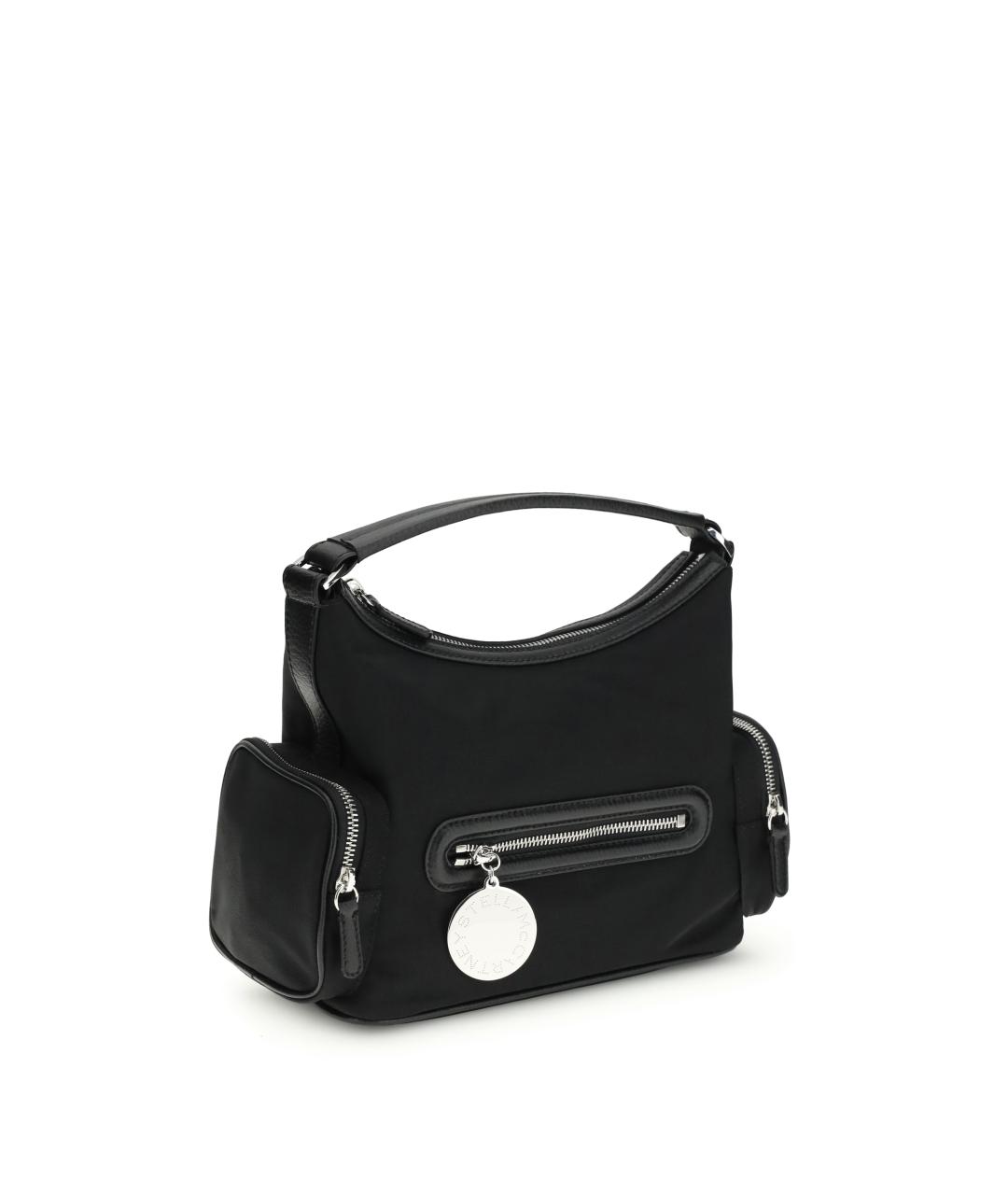 STELLA MCCARTNEY Черная тканевая сумка через плечо, фото 2