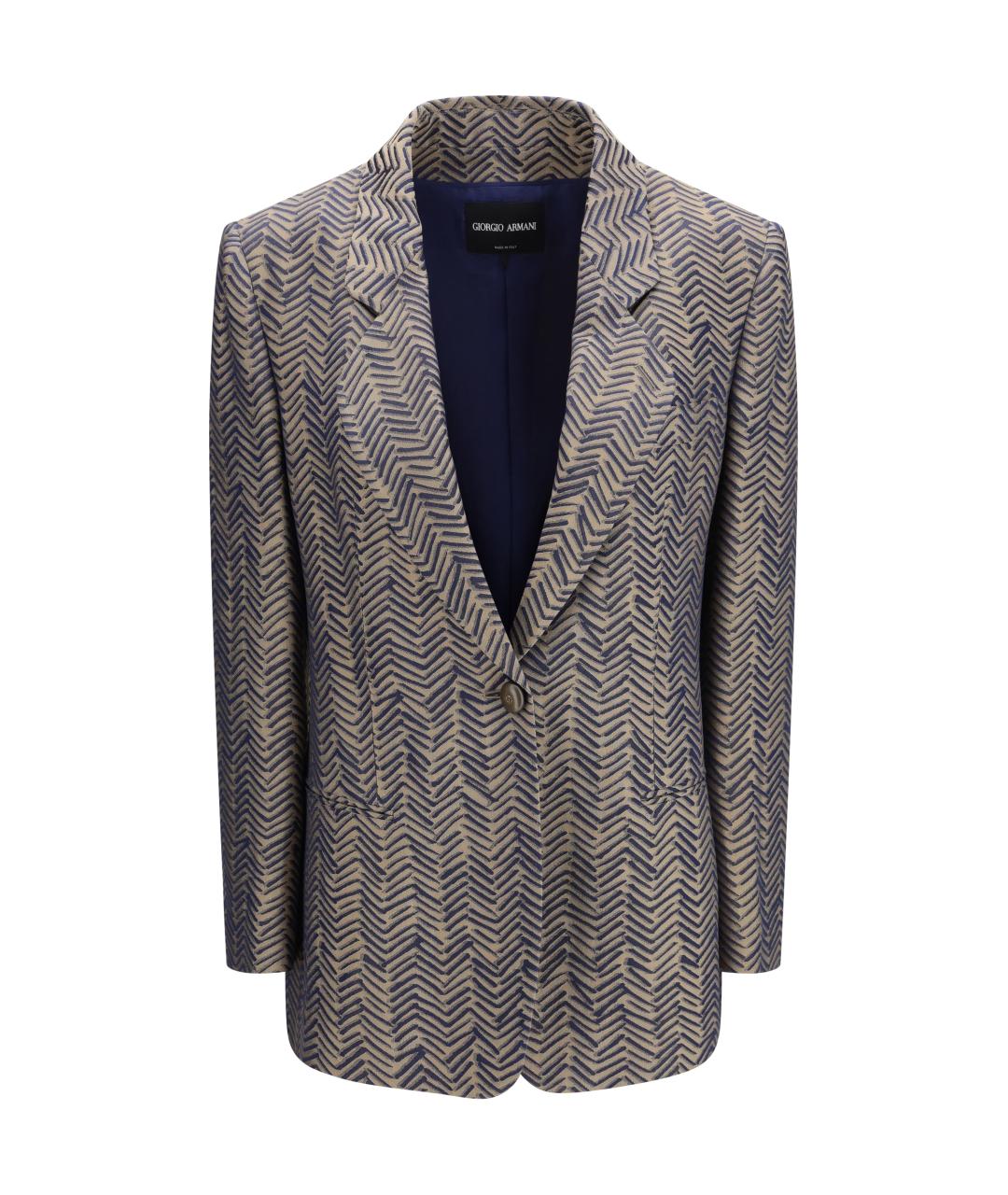 GIORGIO ARMANI Мульти вискозный жакет/пиджак, фото 1