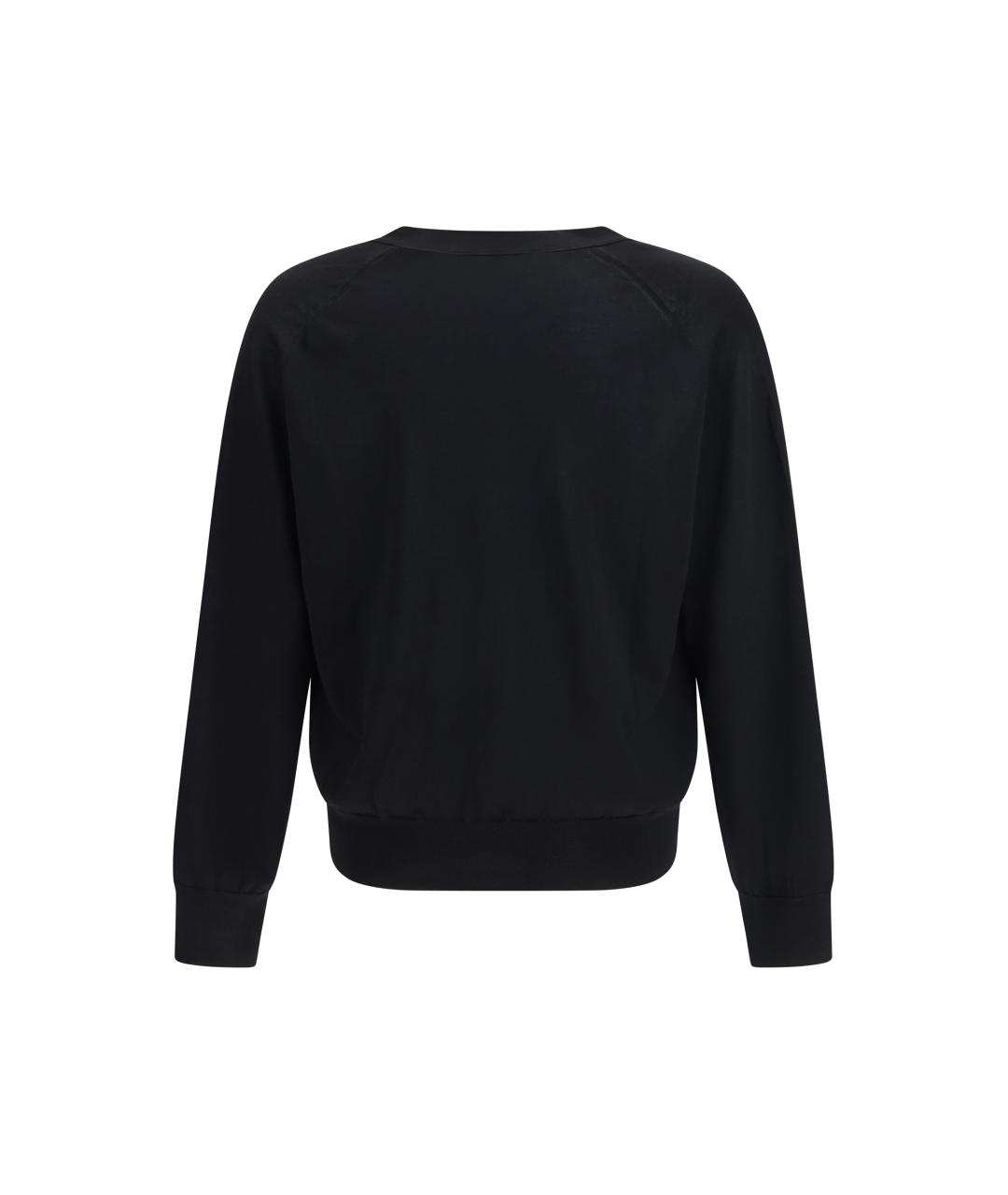 Ami Paris Черный шерстяной джемпер / свитер, фото 2