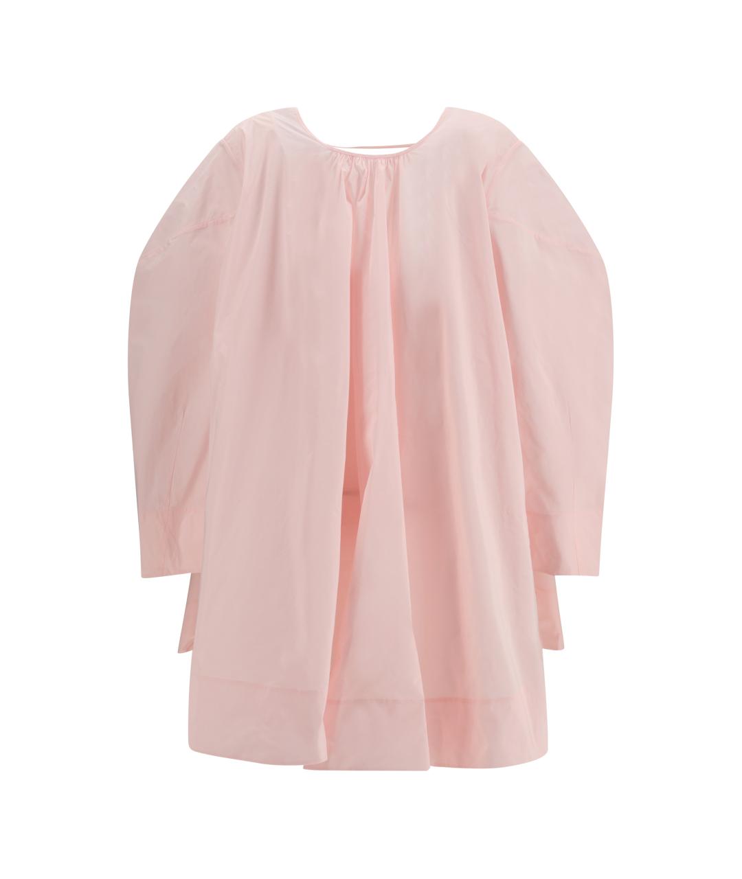 JACQUEMUS Розовое полиэстеровое коктейльное платье, фото 2