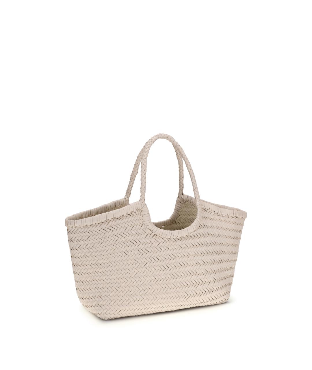 Dragon Diffusion Бежевая кожаная сумка тоут, фото 3