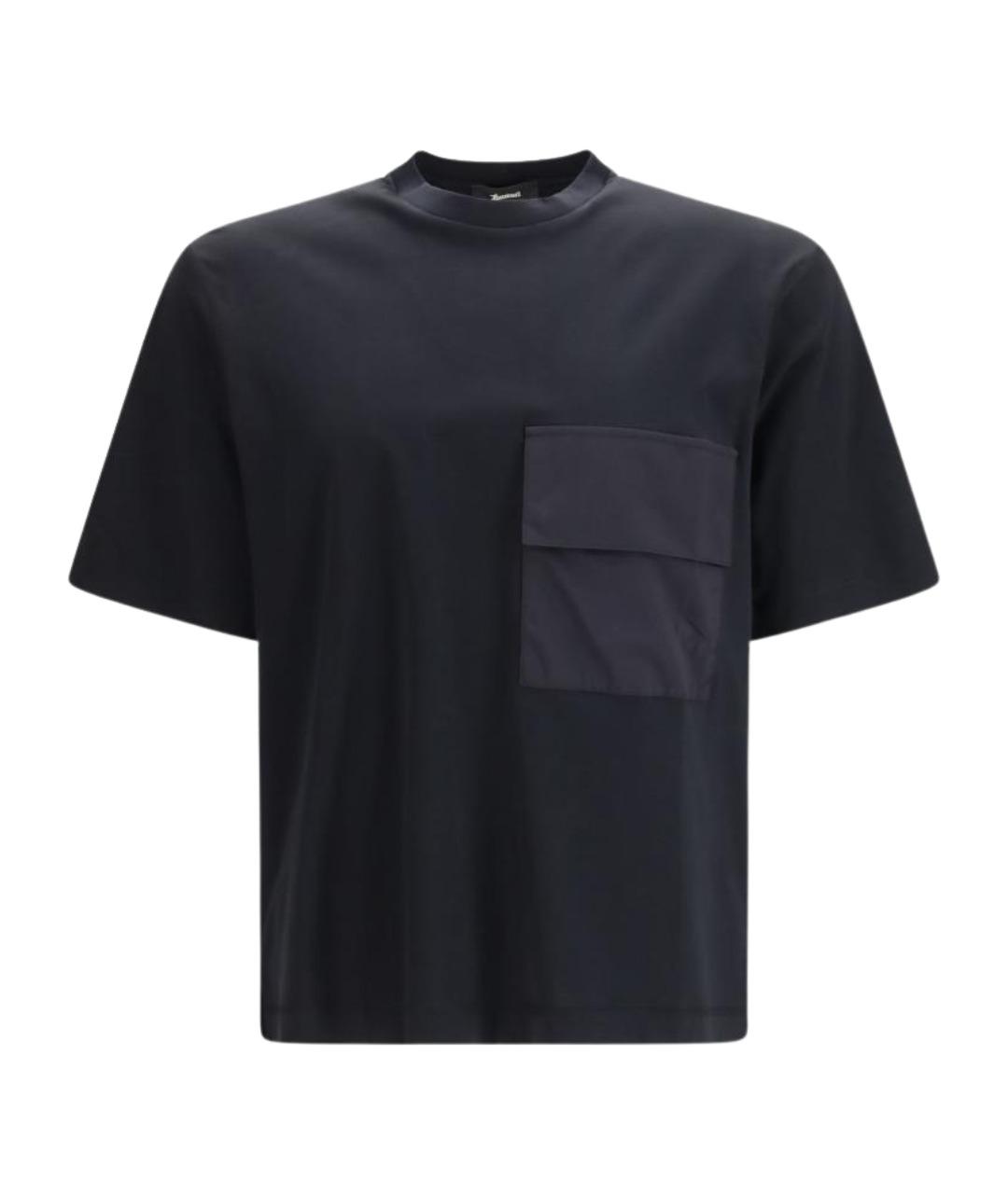 LAMINAR Черная хлопковая футболка, фото 1