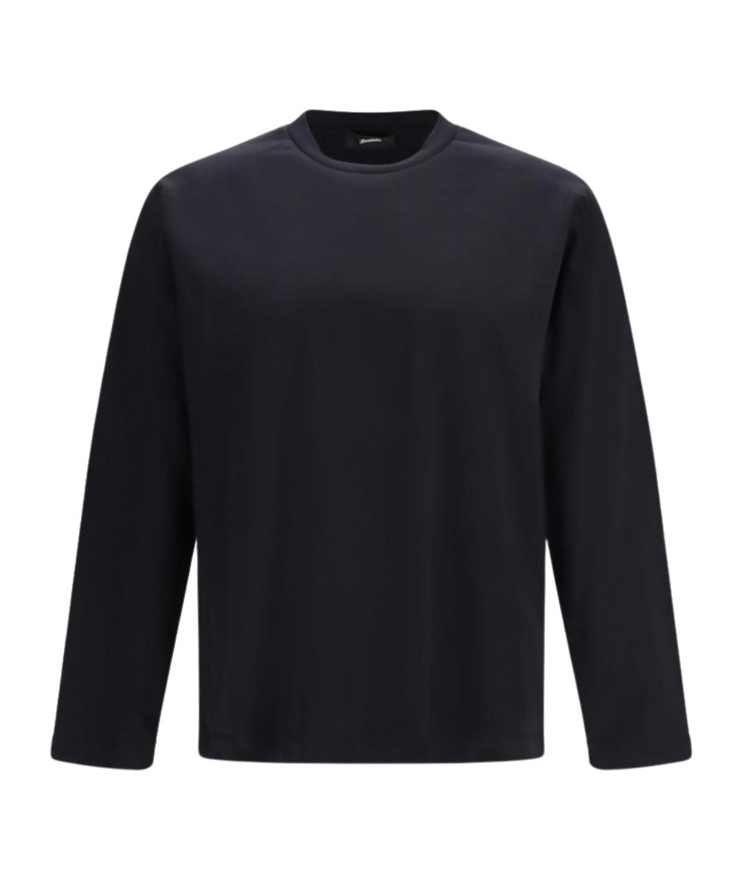 LAMINAR Черная хлопковая футболка, фото 1