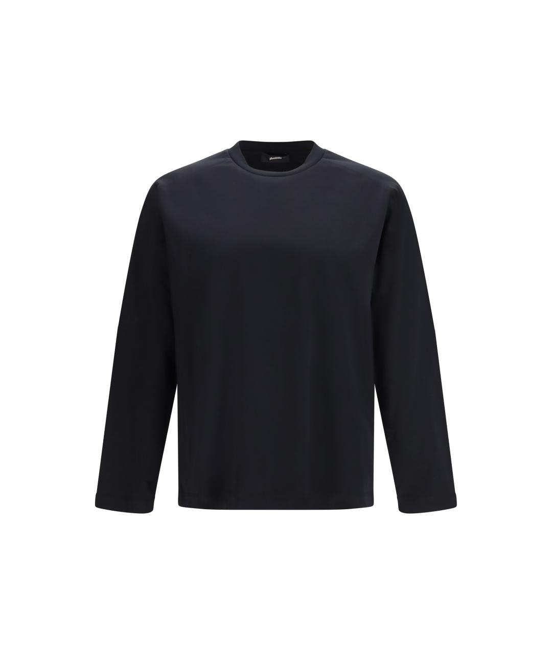 LAMINAR Черная хлопковая футболка, фото 4