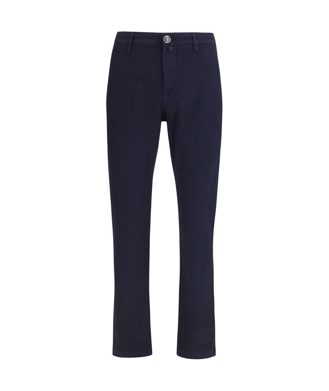 JACOB COHEN Синие хлопковые повседневные брюки, фото 1