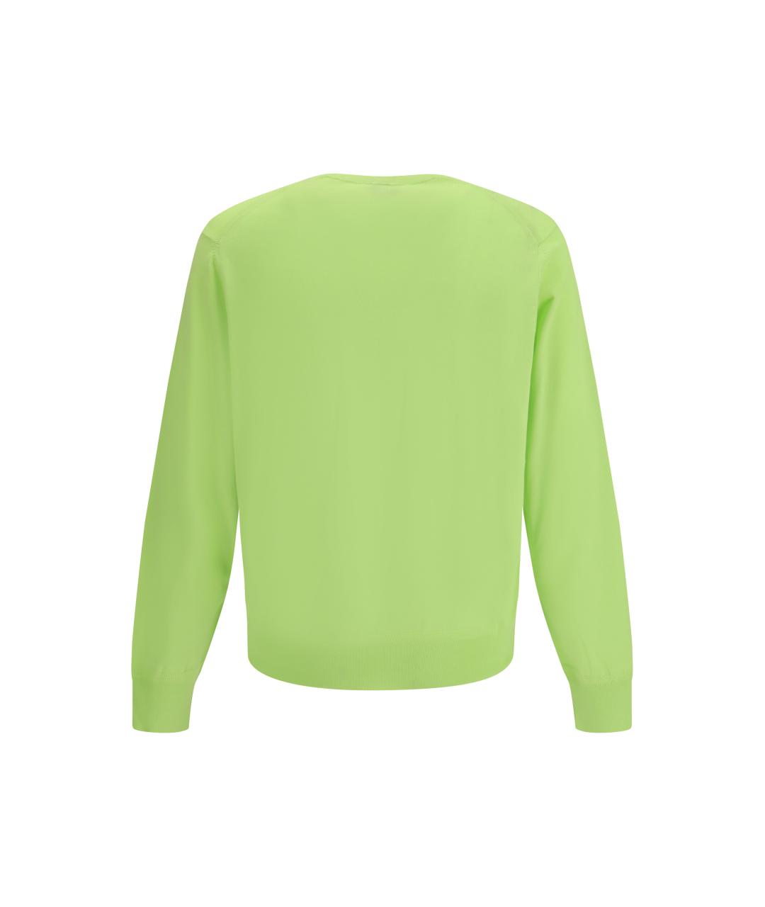 TOM FORD Салатовый хлопковый джемпер / свитер, фото 2