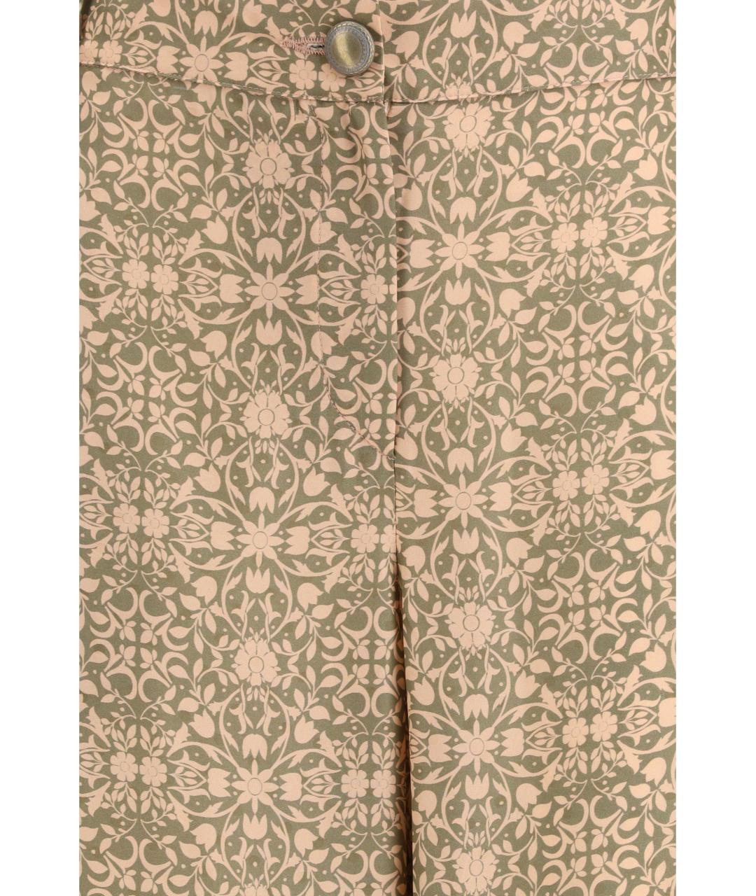 KRISTINA TI Мульти вискозные прямые брюки, фото 3