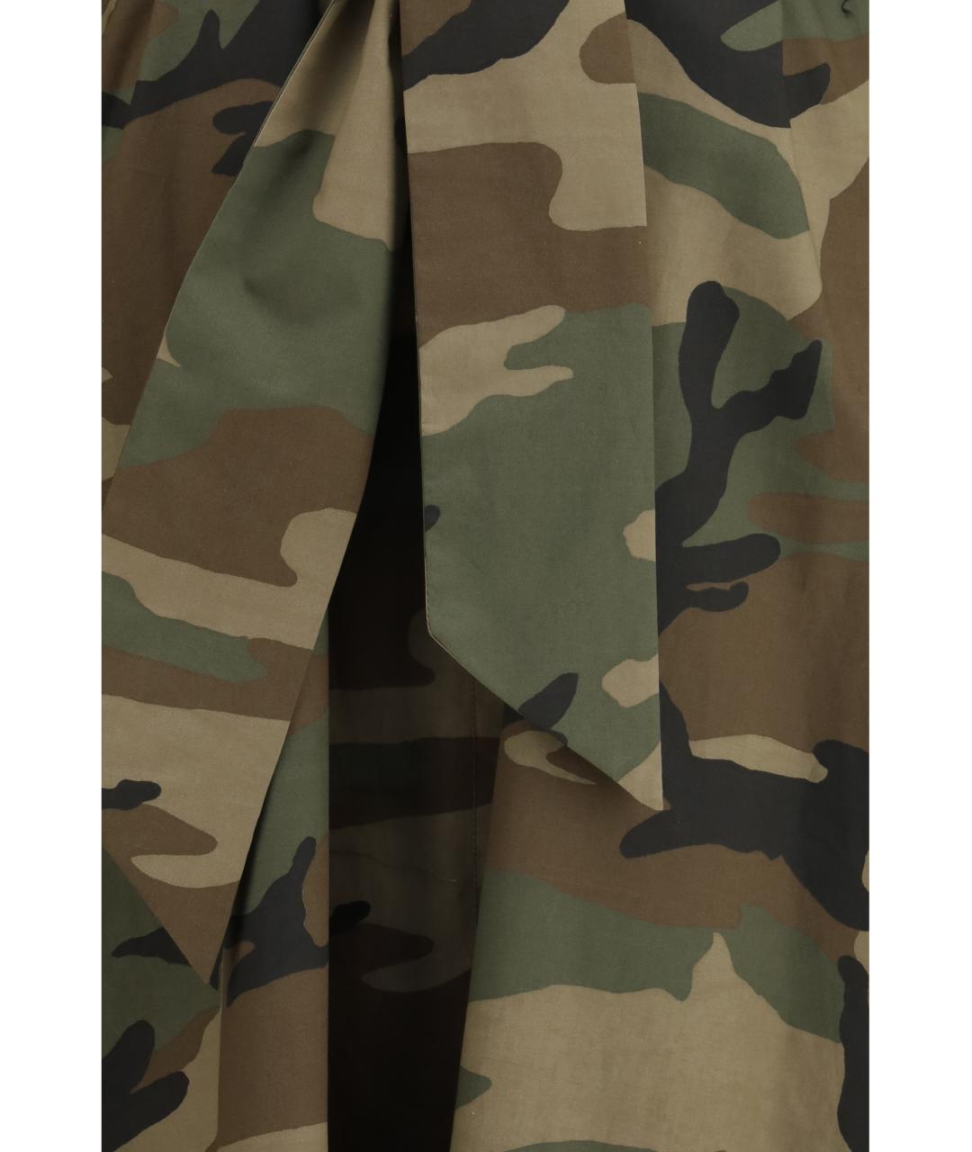 ELLA Хаки хлопковое повседневное платье, фото 3