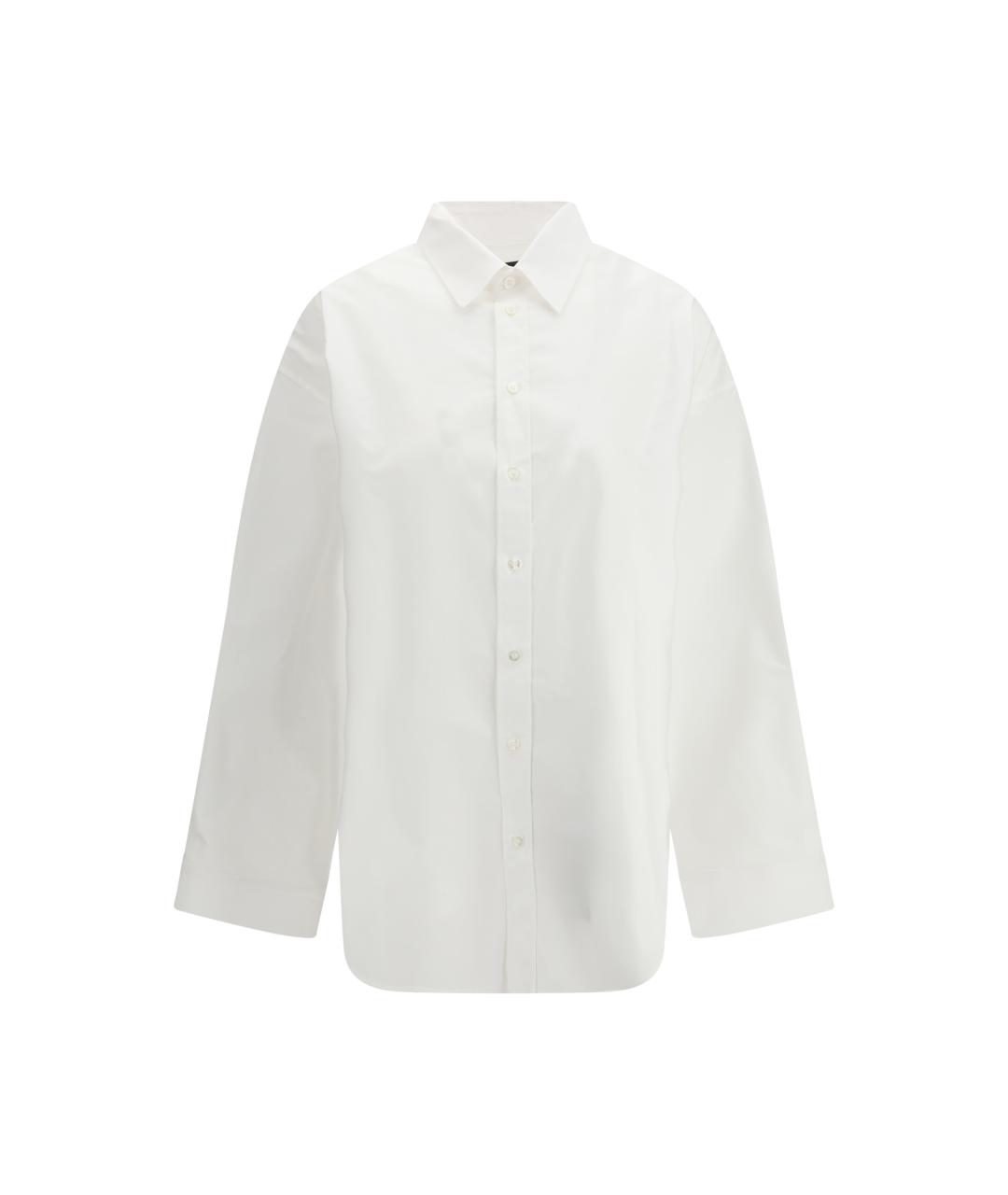 BALENCIAGA Белая хлопковая рубашка, фото 1