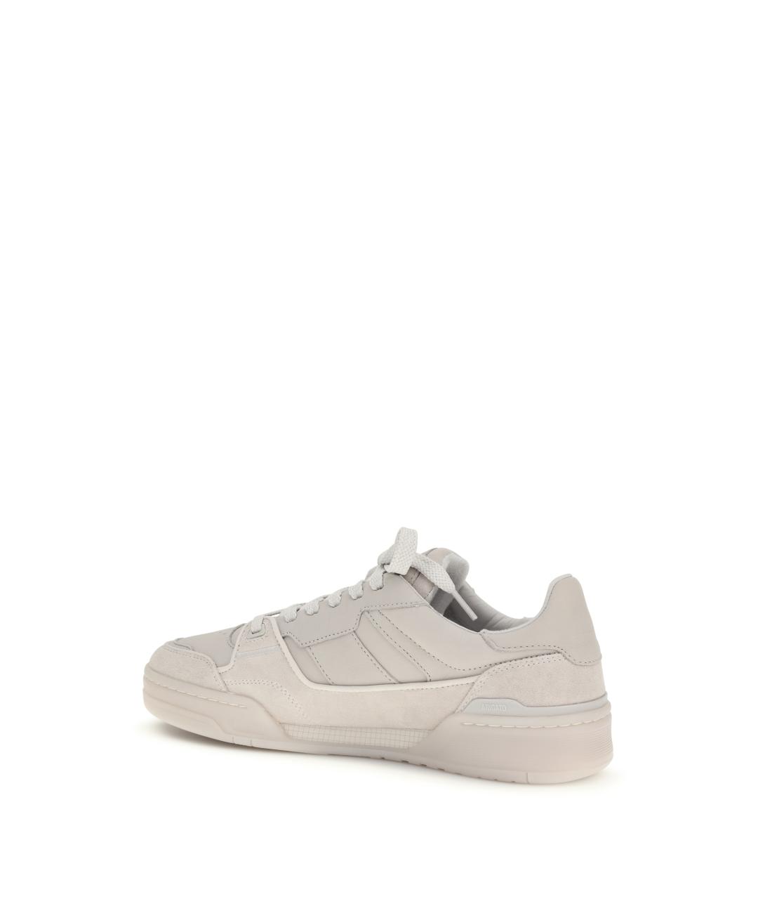 AXEL ARIGATO Серые кожаные низкие кроссовки / кеды, фото 3