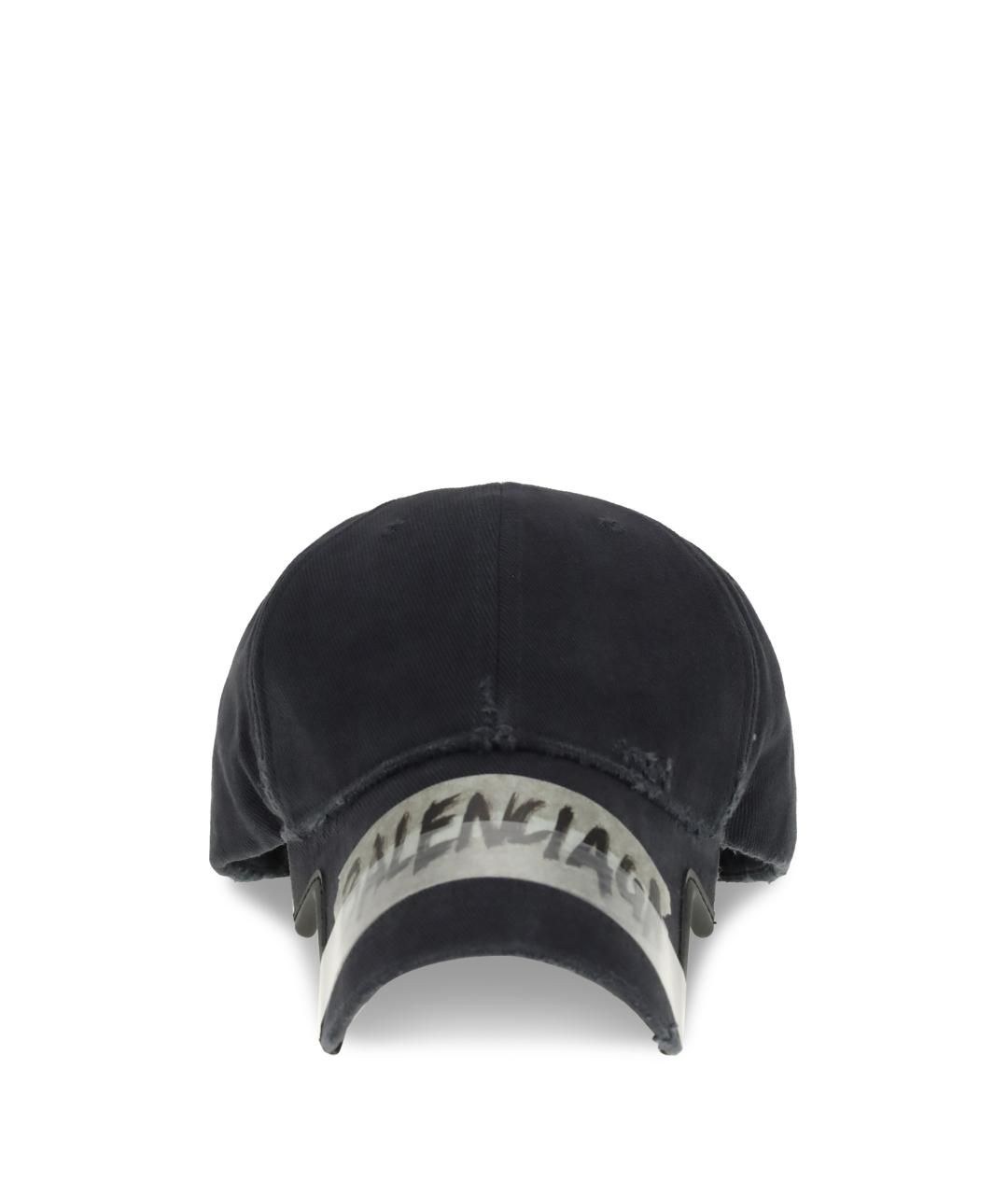 BALENCIAGA Черная хлопковая кепка/бейсболка, фото 1