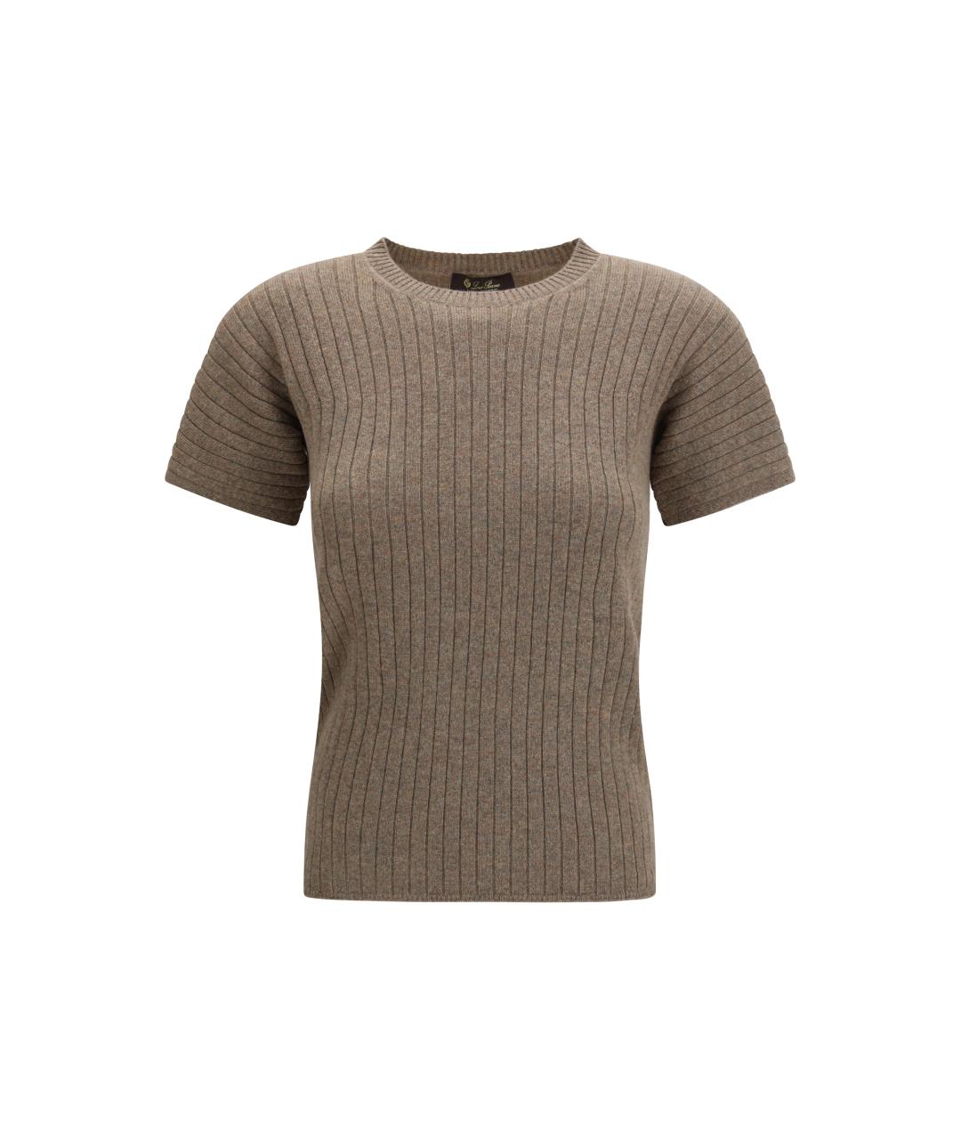 LORO PIANA Бежевый кашемировый джемпер / свитер, фото 1