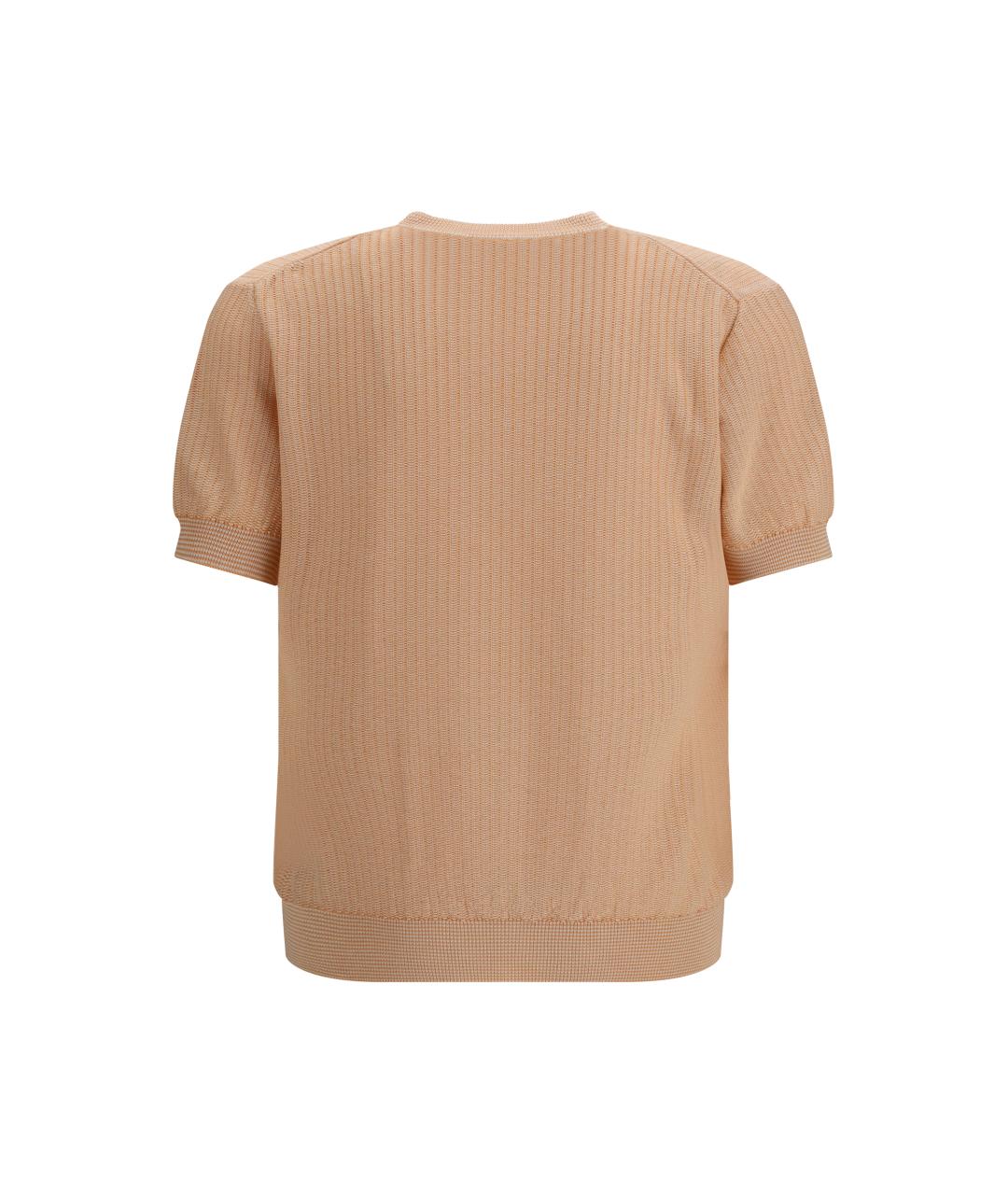 PIACENZA CASHMERE Бежевый хлопковый джемпер / свитер, фото 2