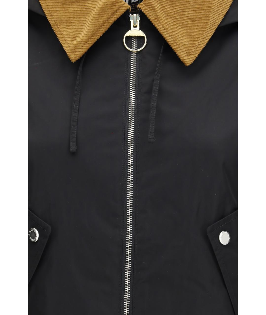 BARBOUR Черная хлопковая куртка, фото 3