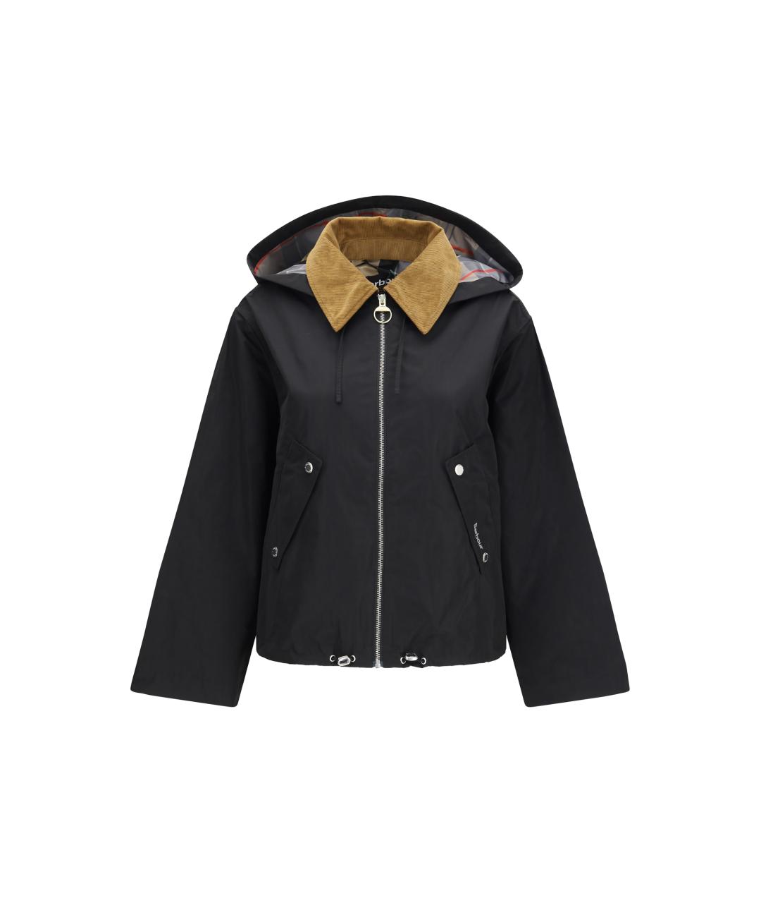BARBOUR Черная хлопковая куртка, фото 1