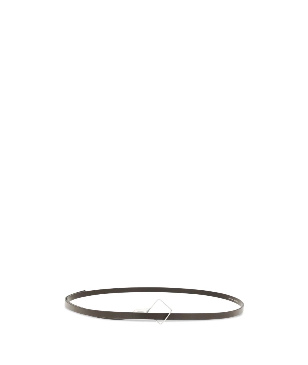 THE ROW Коричневый кожаный ремень, фото 2