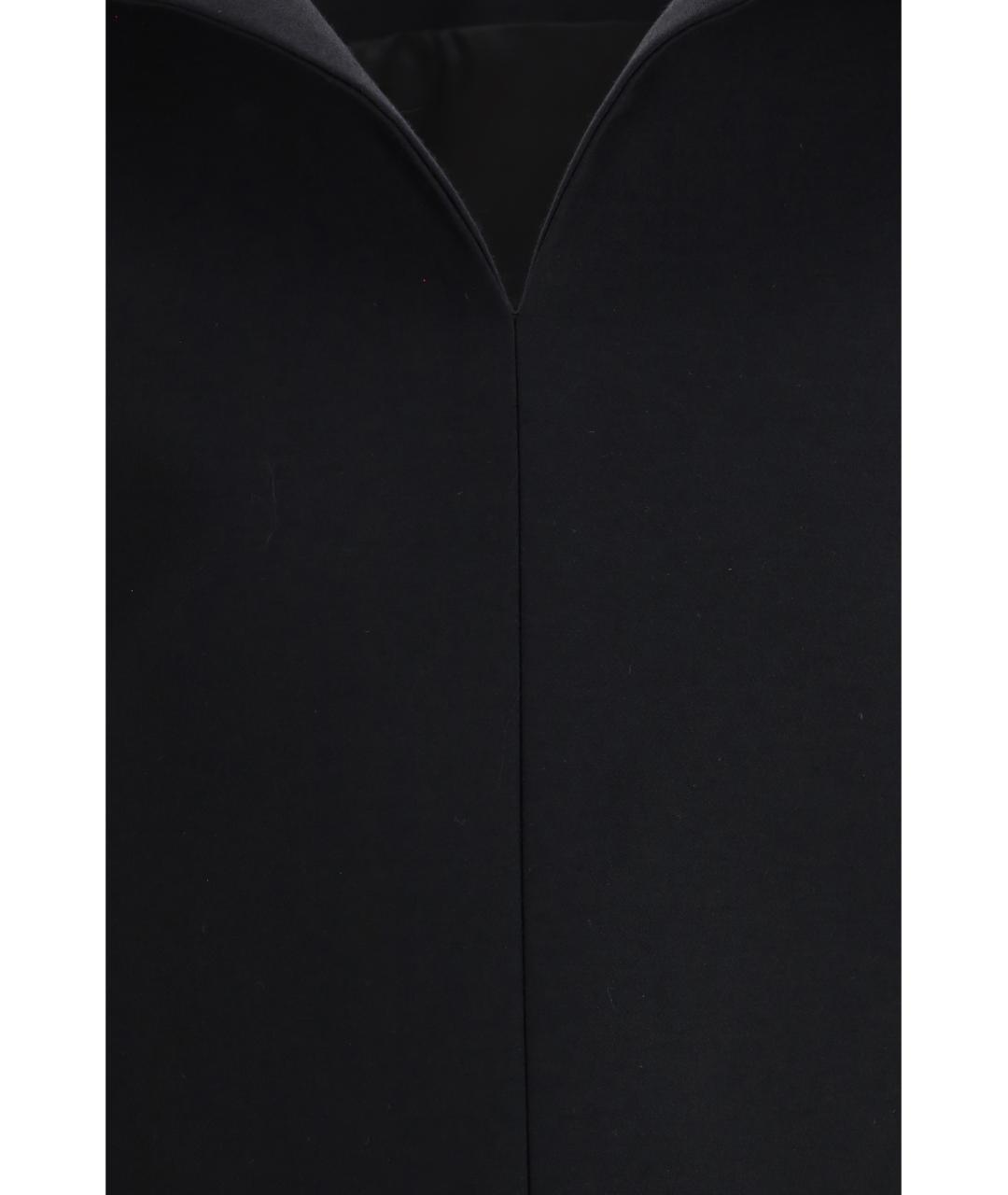 BALENCIAGA Черное шерстяное коктейльное платье, фото 3